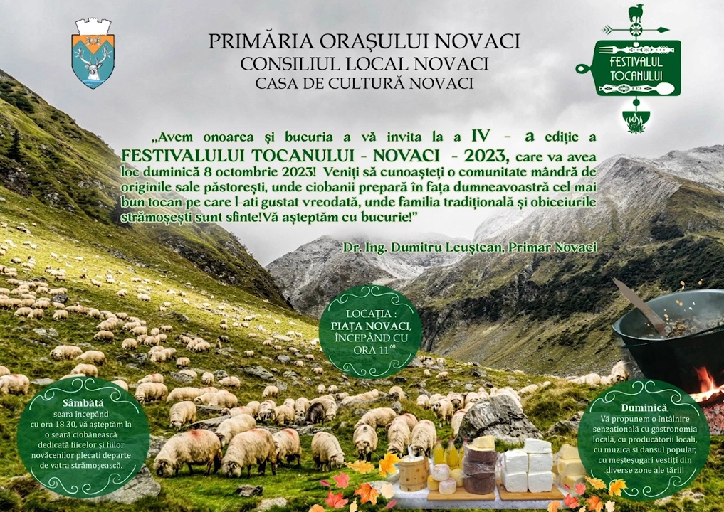 Festivalul Tocanului, pe 7 şi 8 octombrie, la Novaci