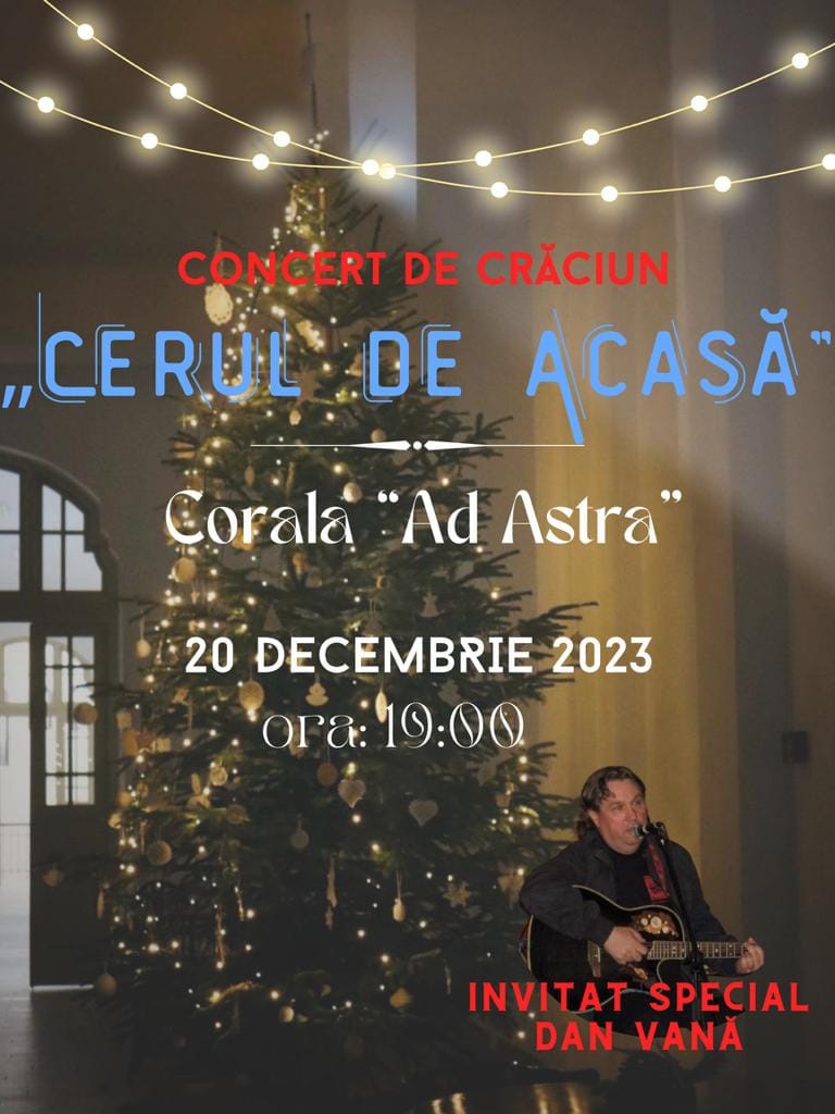 Concert de Crăciun în Amfiteatrul Colegiului Național „Spiru Haret”