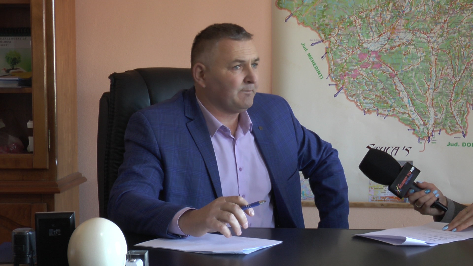 Primarul comunei Bolboși, Viorel Rotaru, are multe planuri pentru anul 2024