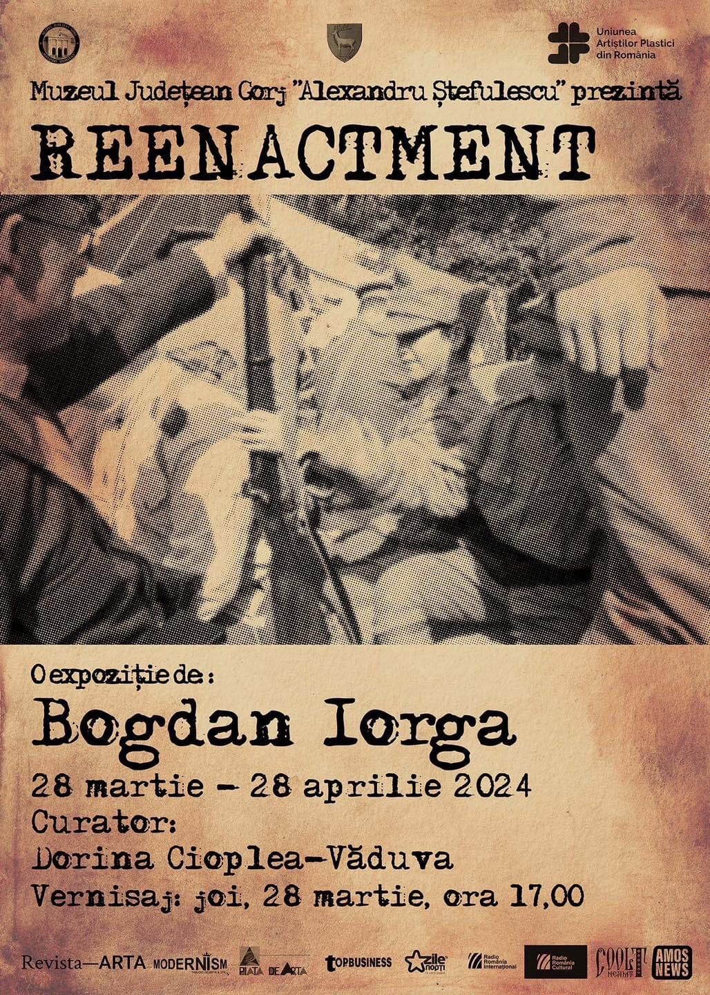 Vernisajul expoziției de fotografie ”Reenactment”, artist Bogdan Iorga