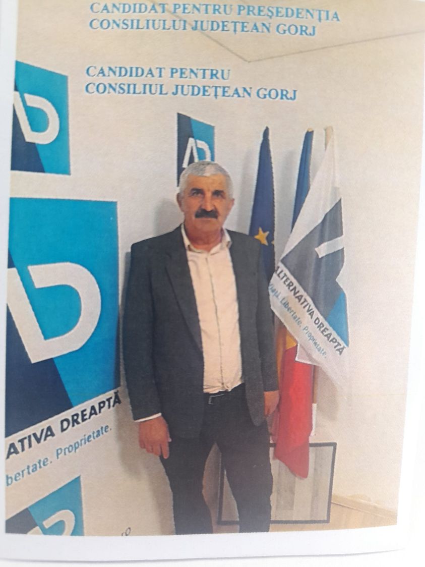 Adrian Răceanu, alegerea Partidului Alternativa Dreaptă la CJ Gorj