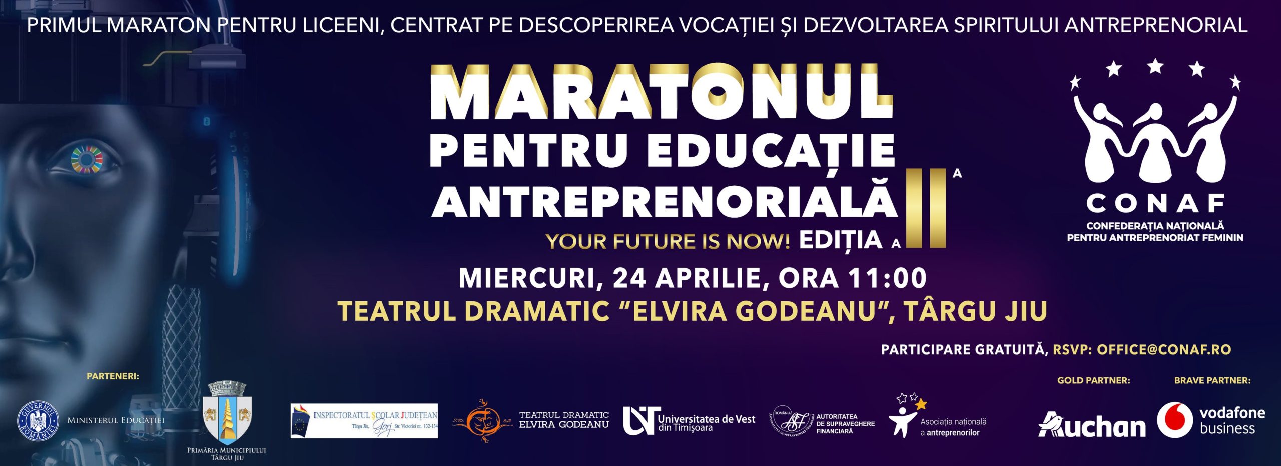”Maratonul pentru Educație Antreprenorială”, din nou la Târgu-Jiu
