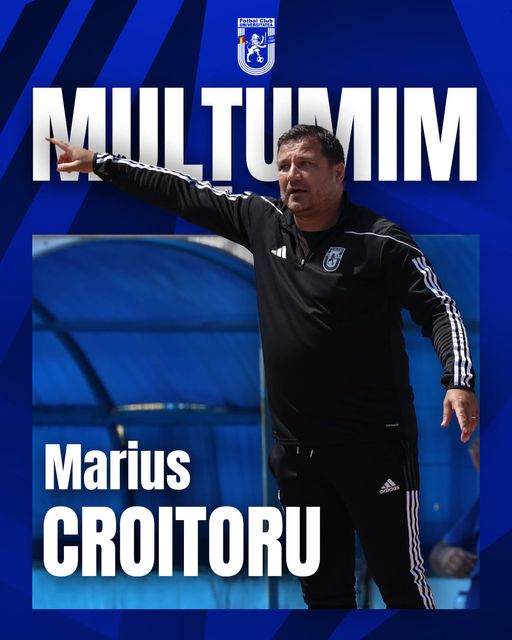 Marius Croitoru a reziliat contractul cu FCU Craiova