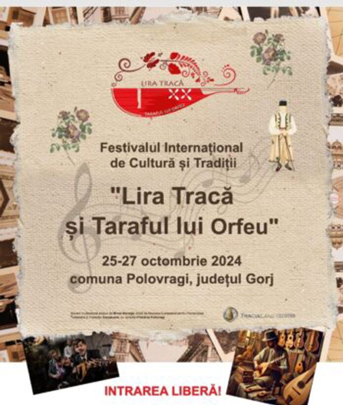 Prima ediție a Festivalului internațional ”Lira Tracă și Taraful lui Orfeu” , la Polovragi