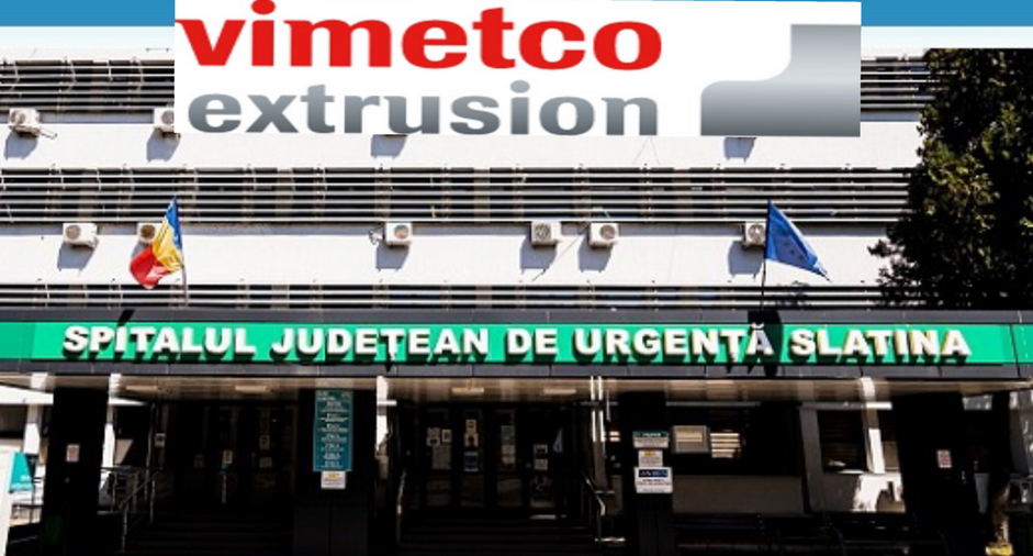 Vimetco Extrusion doneaza un Sistem motor CD8 pentru sectia de chirurgie plastica a Spitalului Judetean de Urgenta Slatina