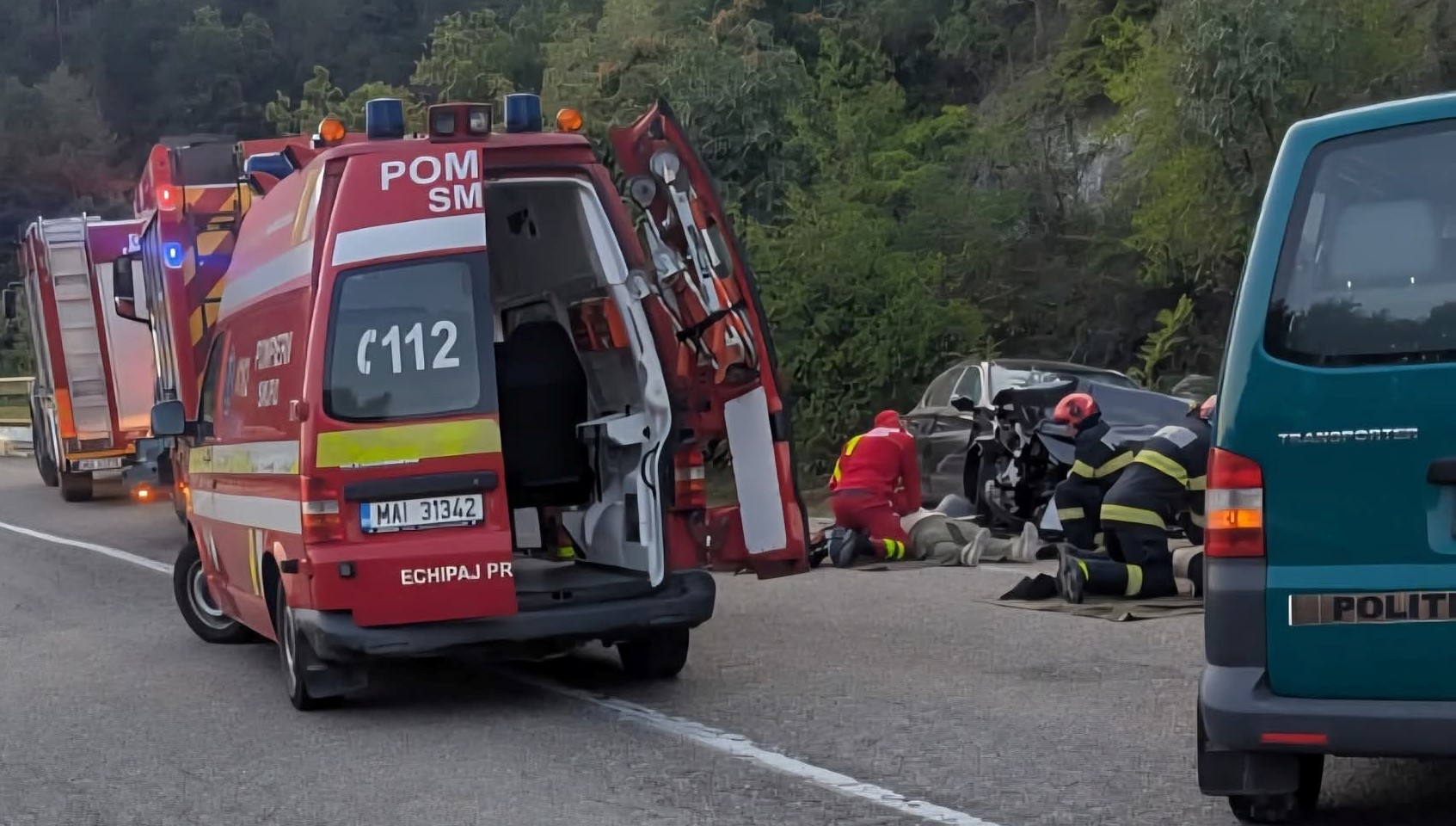 Accident mortal pe Clisură! Șoferul vinovat ar fi făcut infarct