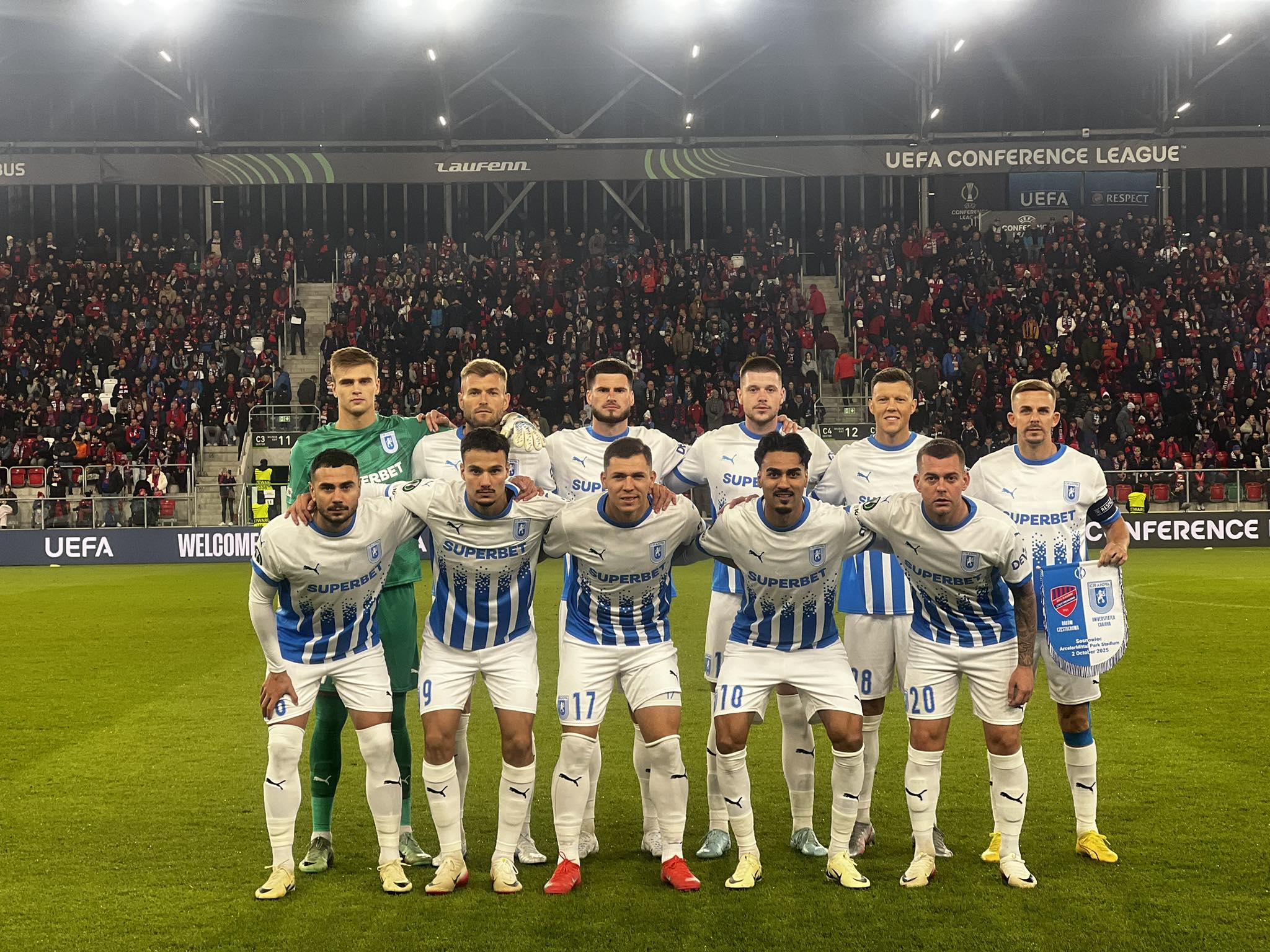 Nu au fost curajoși. Craiova, prestație palidă la debutul în grupele europene