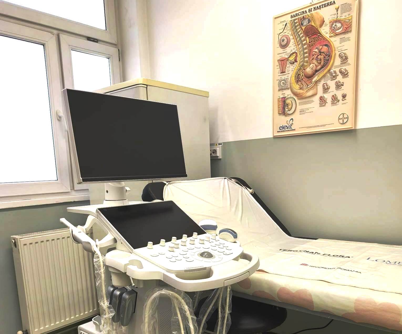 Cabinetul de Ginecologie de la Spitalul Județean Târgu-Jiu, dotat cu ecograf ultramodern