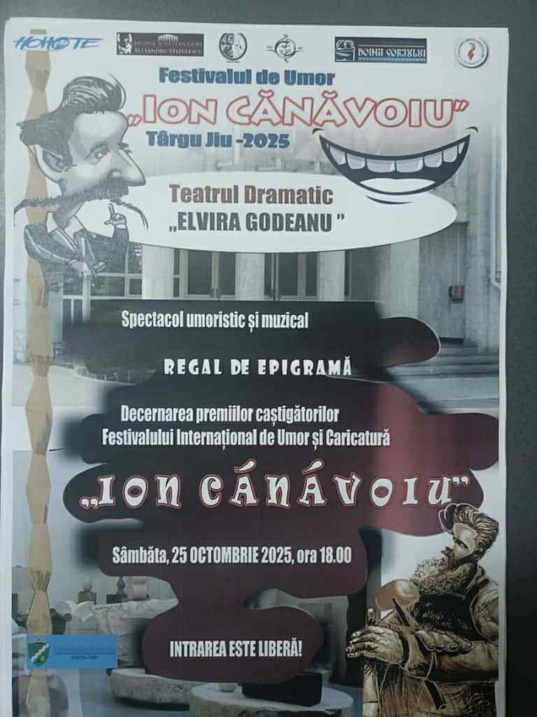 Peste 130 de participanți la Festivalul Internațional de Umor și Caricatură „Ion Cănăvoiu”