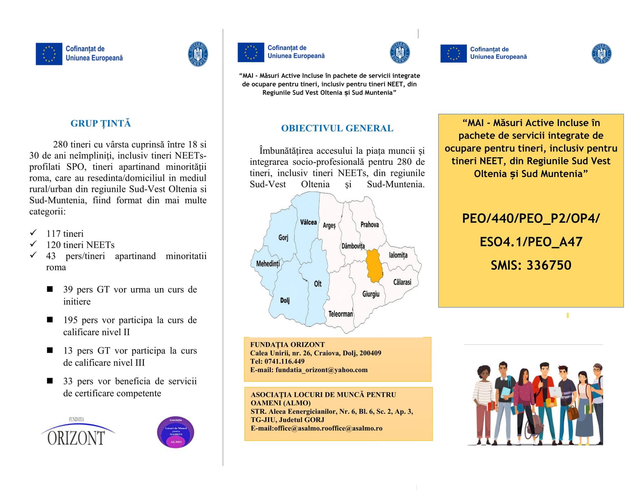 Formare gratuită și bani pentru tinerii din Bustuchin