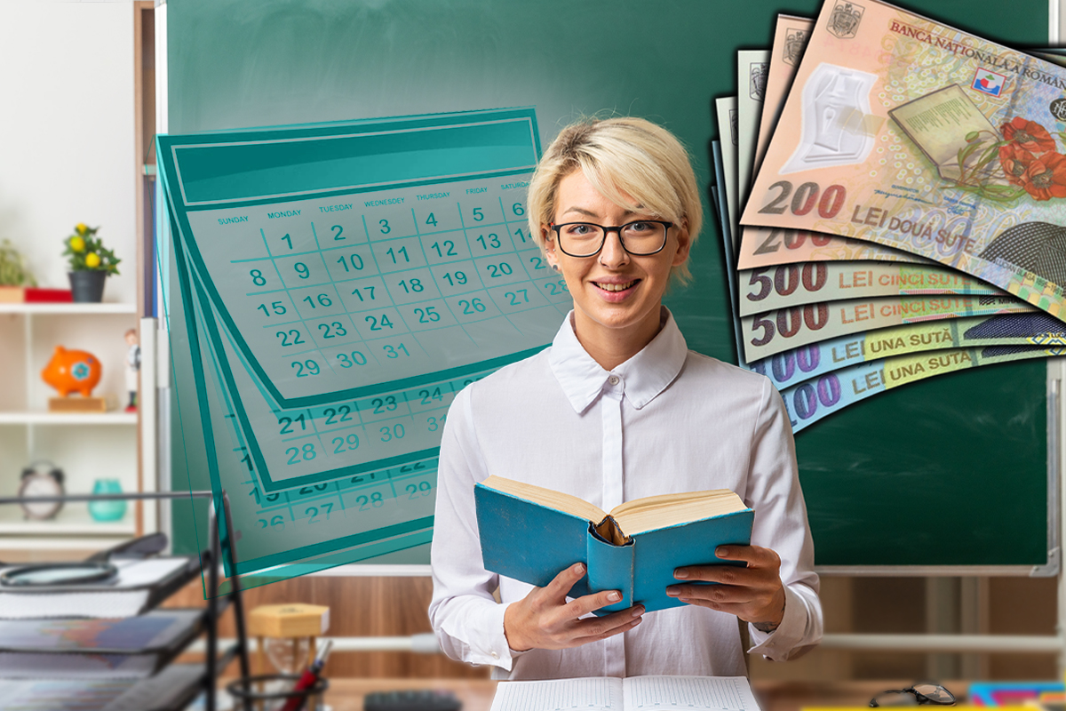 1.500 de lei pentru profesori, înainte de sărbători