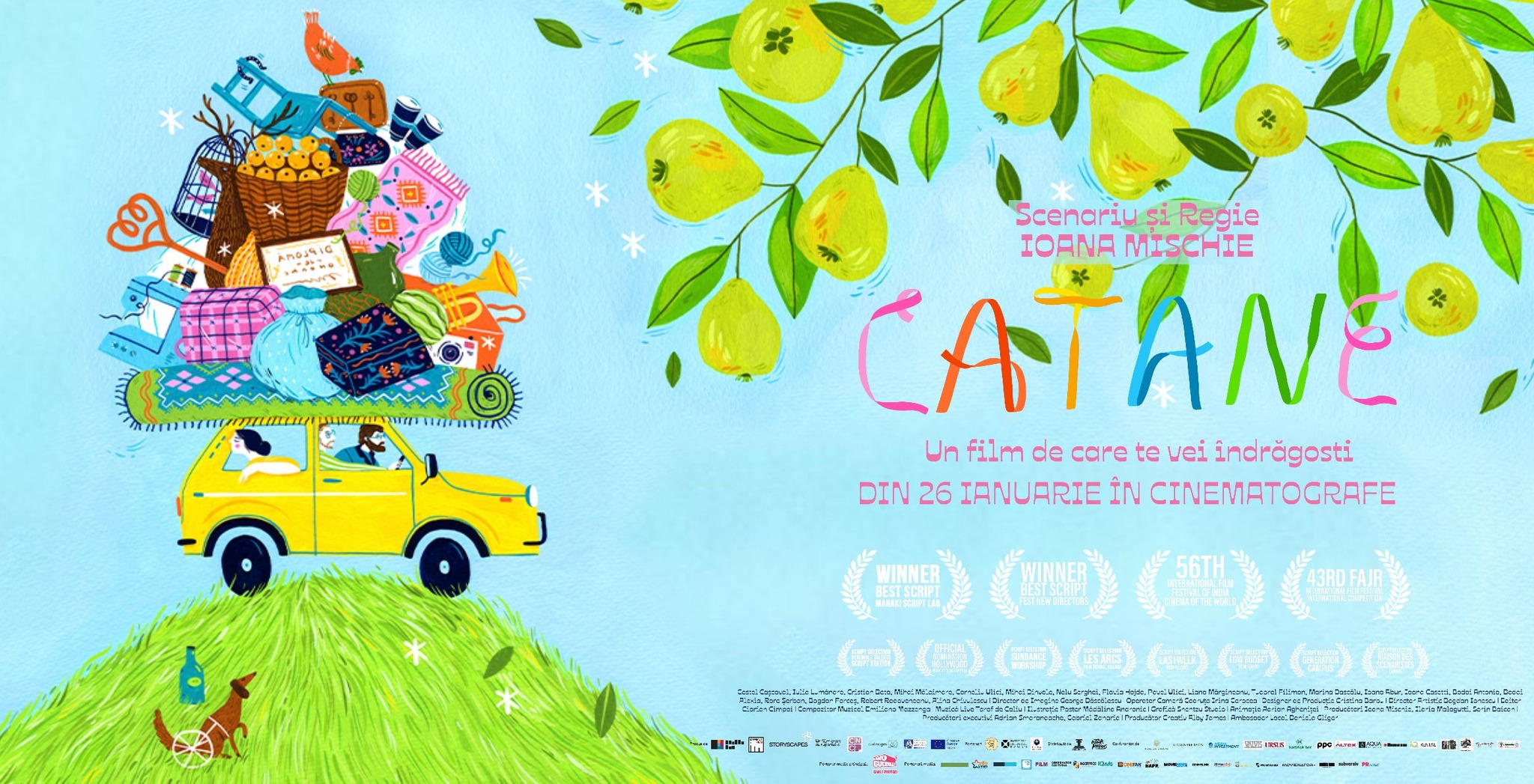 Gorjeanca Ioana Mischie, pe covorul roșu la festivalul de film din India