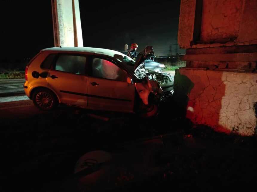 Accident rutier grav la intrarea în Slatina