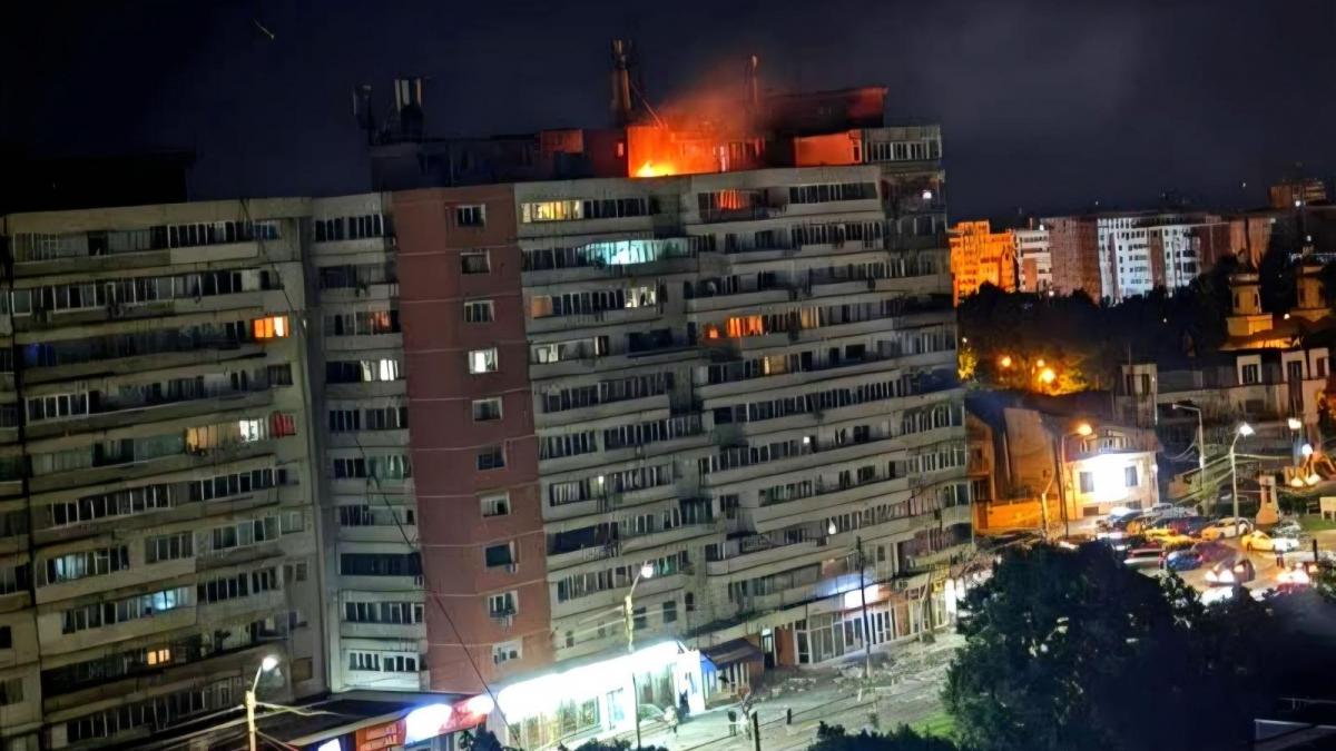 o drona ruseasca s a prabusit peste un bloc la galati toata incarcatura a explodat sunt patru victime si zeci de persoane evacuate 1072508