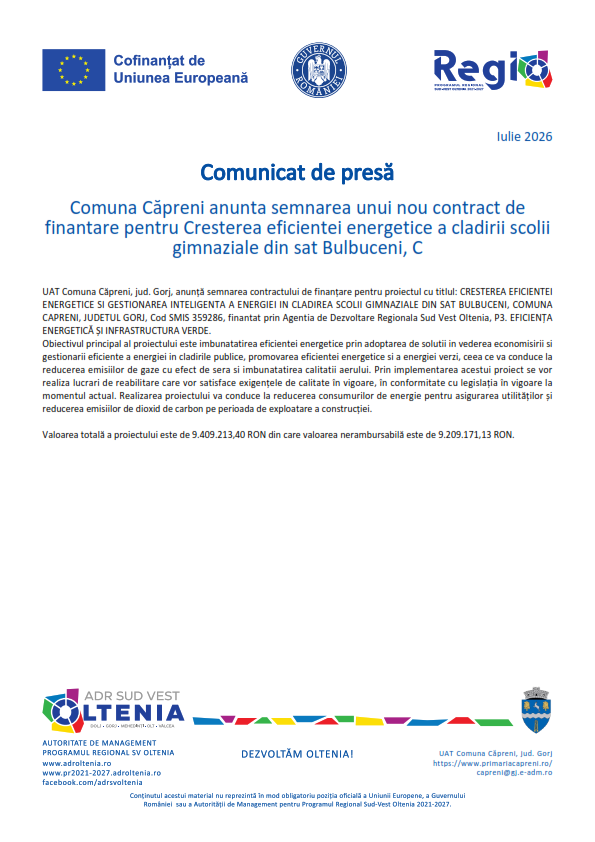 COMUNICAT PRESA 359286 v2 001 1