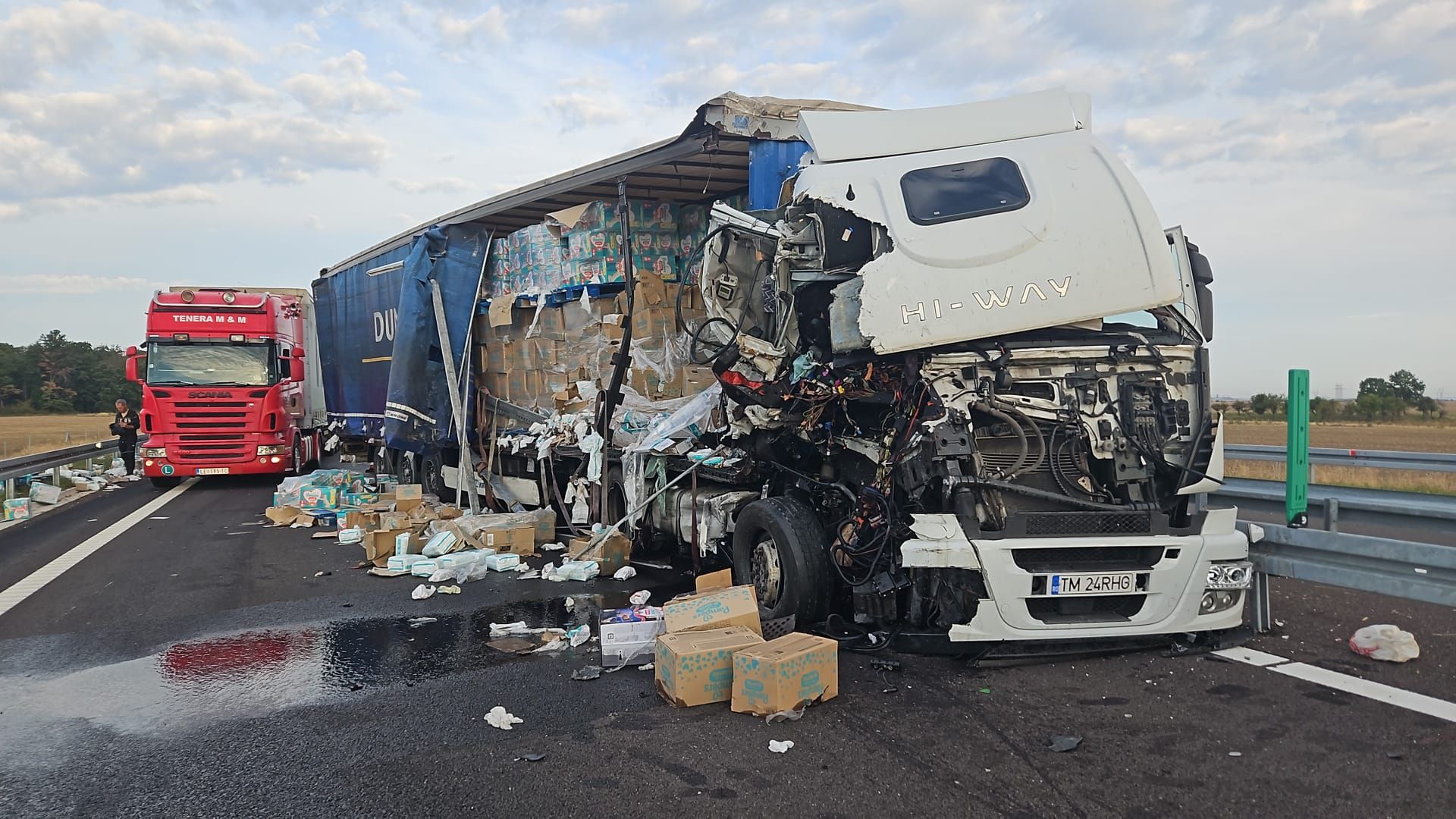 Accident între două TIR-uri ST TIR