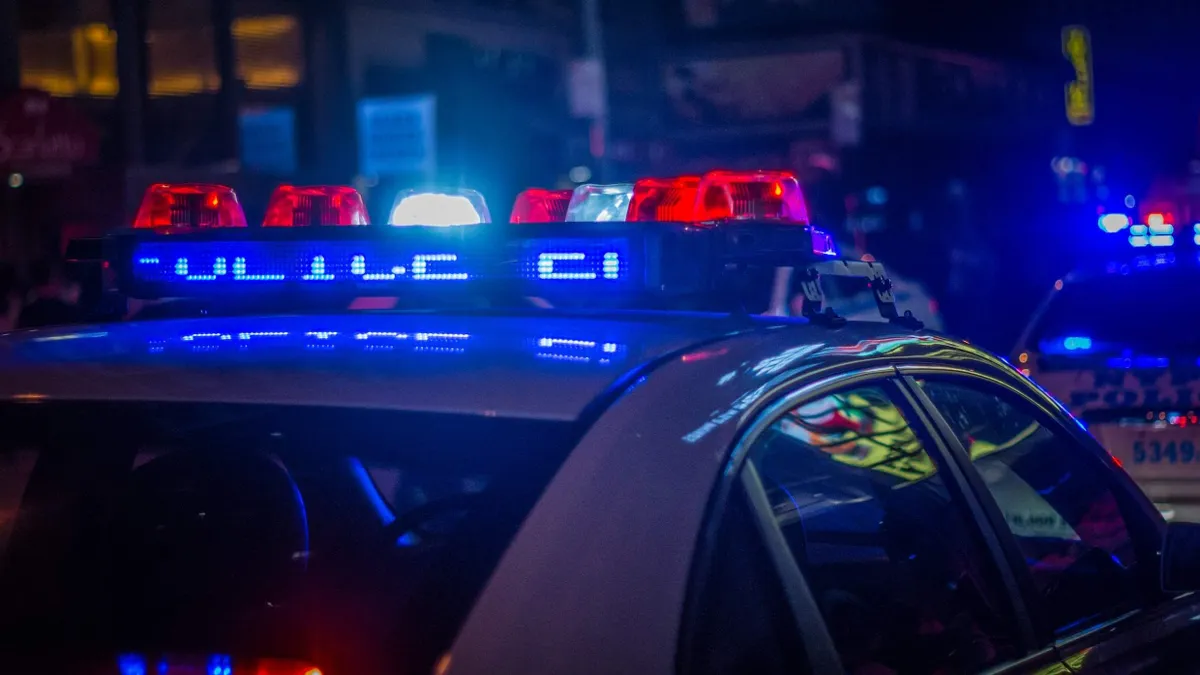masina politie girofar 2