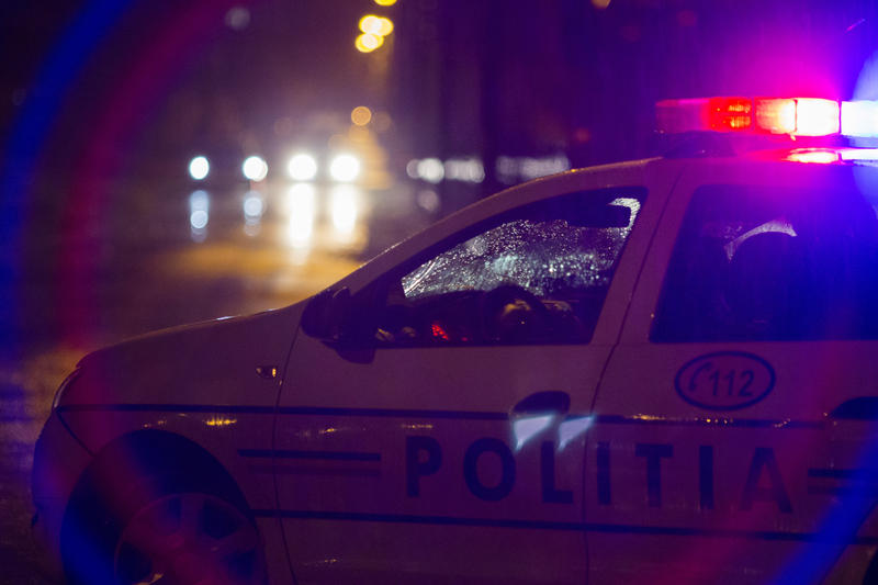 masina politie girofar