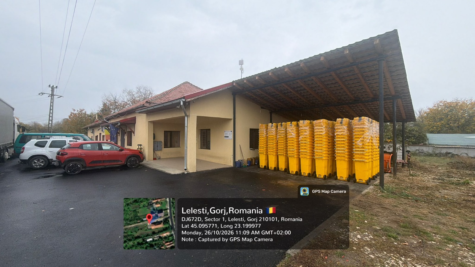 ADIS Gorj continuă modernizarea serviciului de salubrizare tomberoane galbene 1